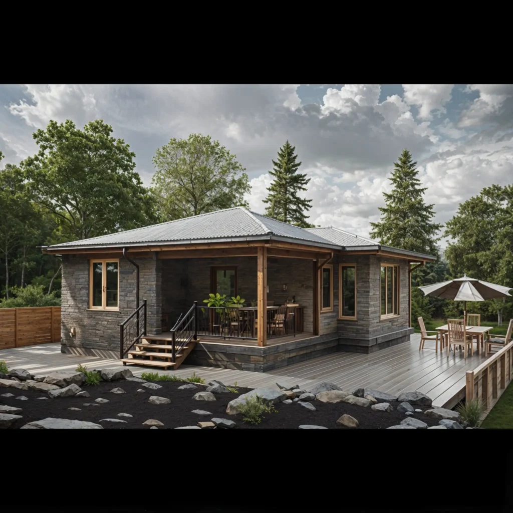 Каркасный дом DG17